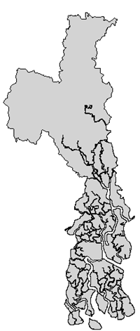 North 24 Parganas District Map