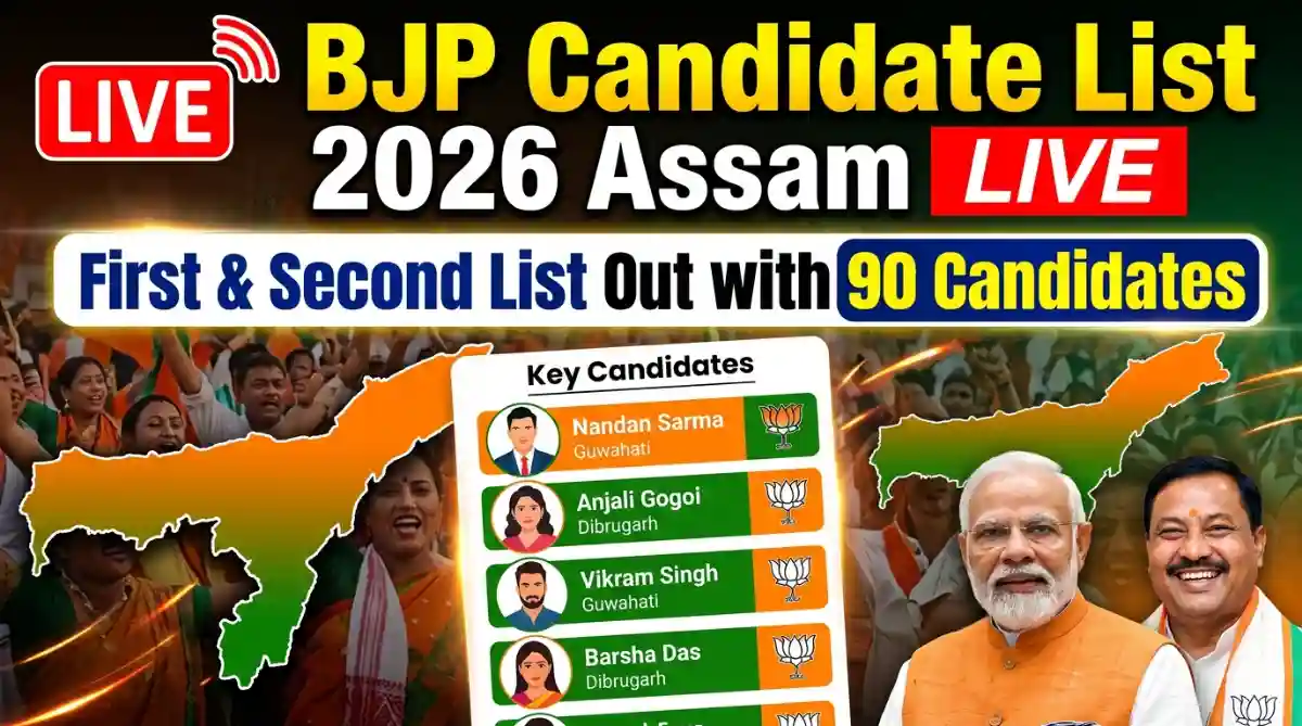 BJP Candidate List 2026 Assam