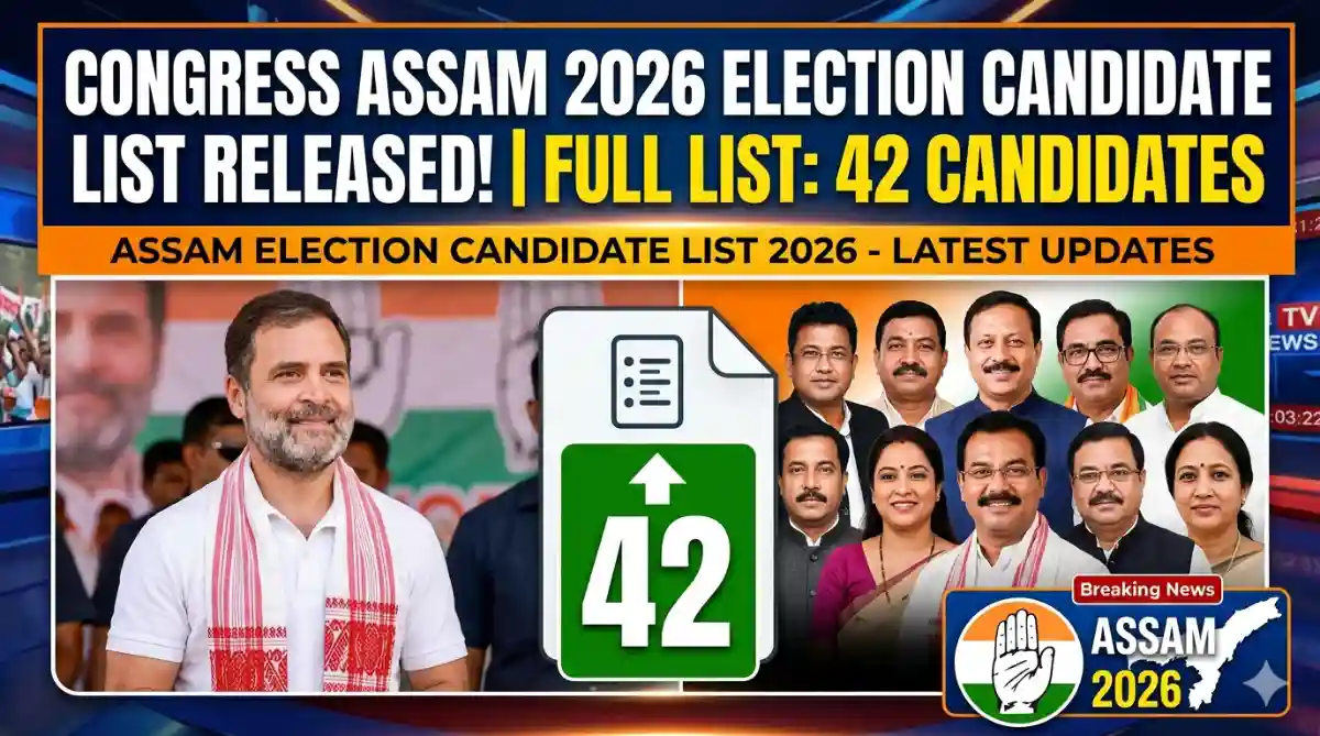 Congress Candidate List 2026 Assam