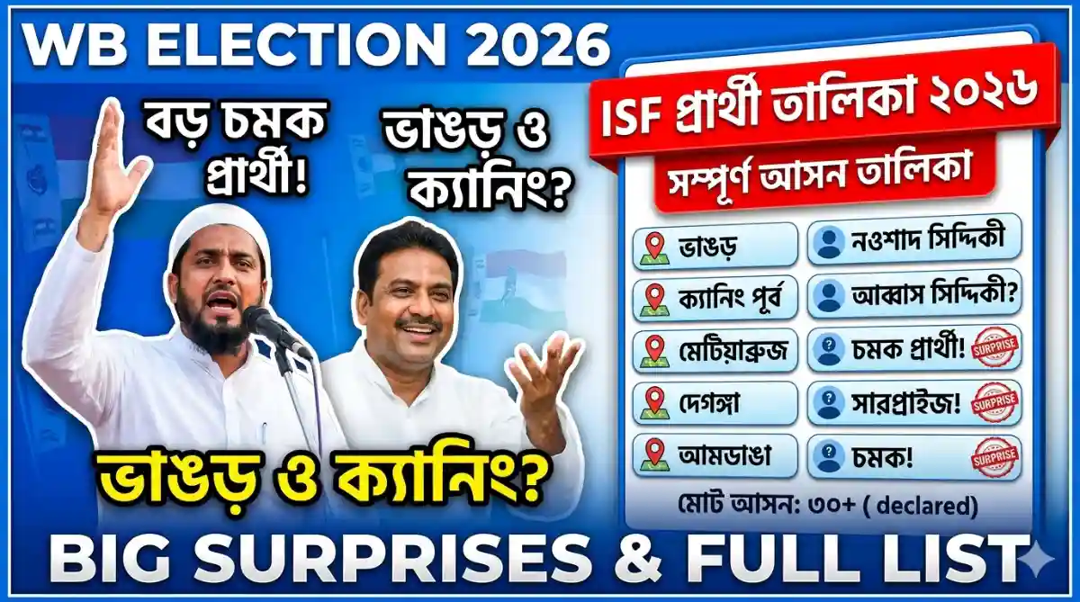 ISF Candidate List 2026 West Bengal