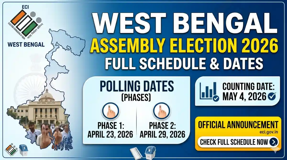 West Bengal Assembly Election Date 2026