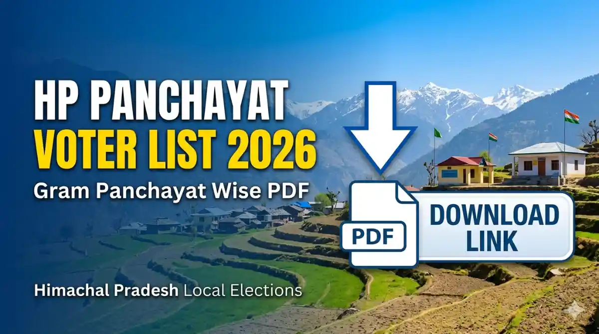 HP Panchayat Voter List 2026