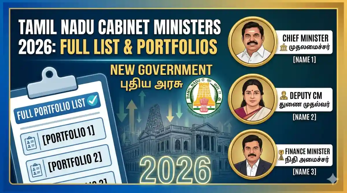 Tamil Nadu Cabinet Minister List 2026