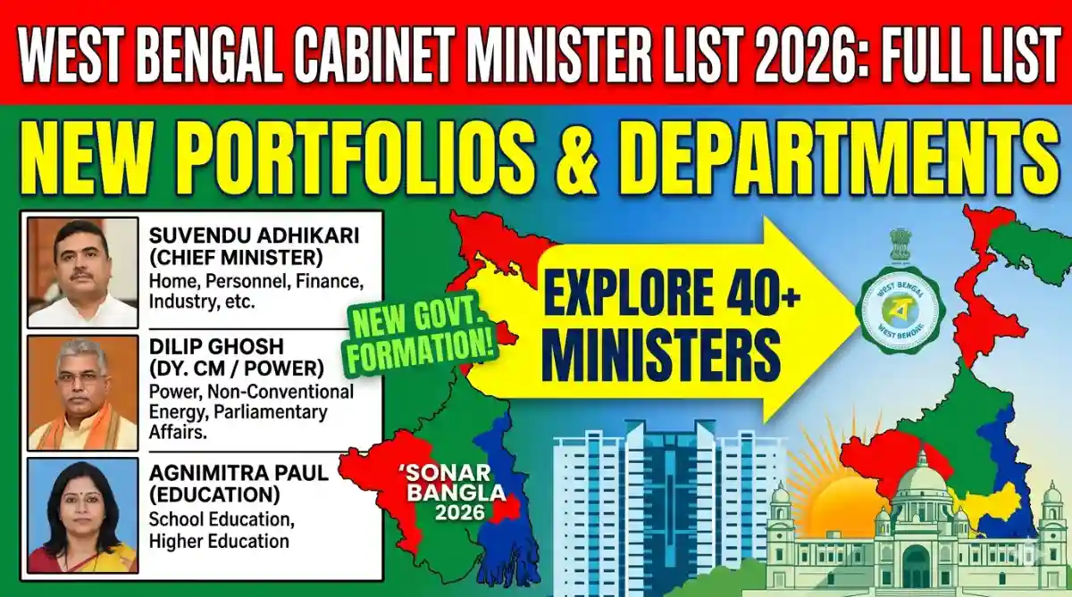West Bengal Cabinet Minister List 2026