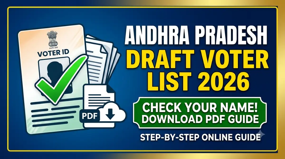 SIR Draft Voter List 2026 Andhra Pradesh