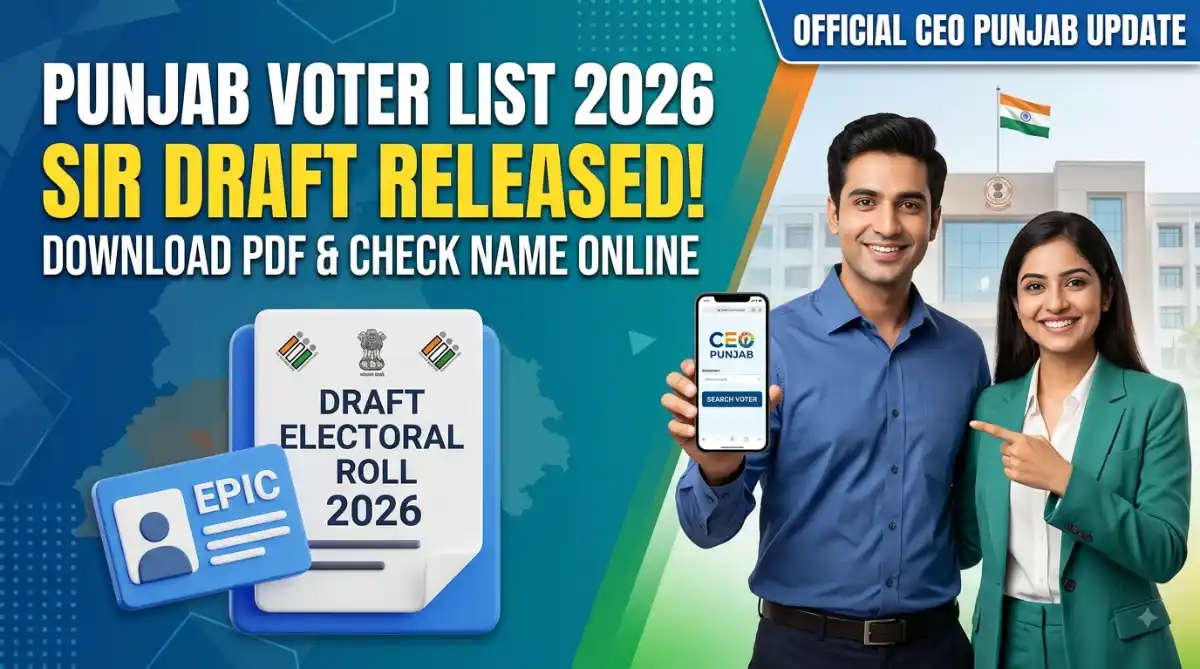 SIR Draft Voter List 2026 Punjab