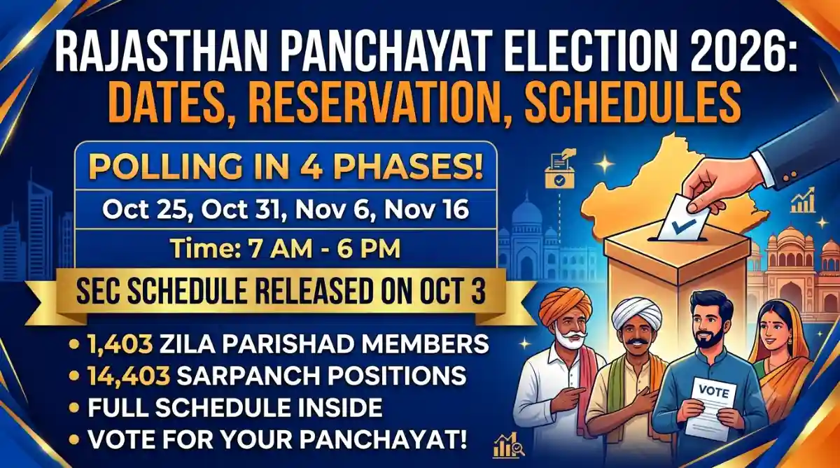 Rajasthan Panchayat Election Date 2026